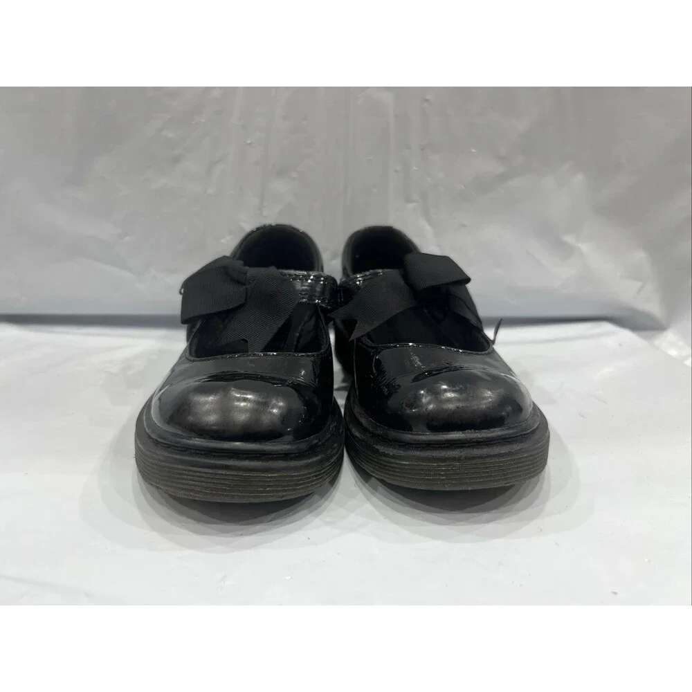 Dr. Martens Maccy II Flats Girls US 1 Black Patent Leather Mary Jane EBS1799